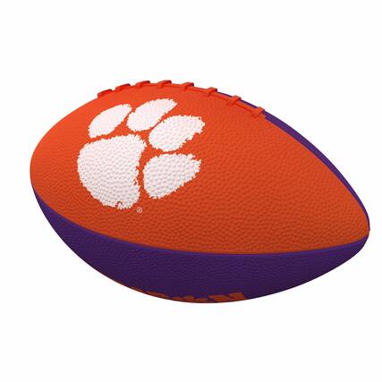 Front. Logo Brands - Clemson Tigers Pinwheel Logo Junior Football - Multicolor.