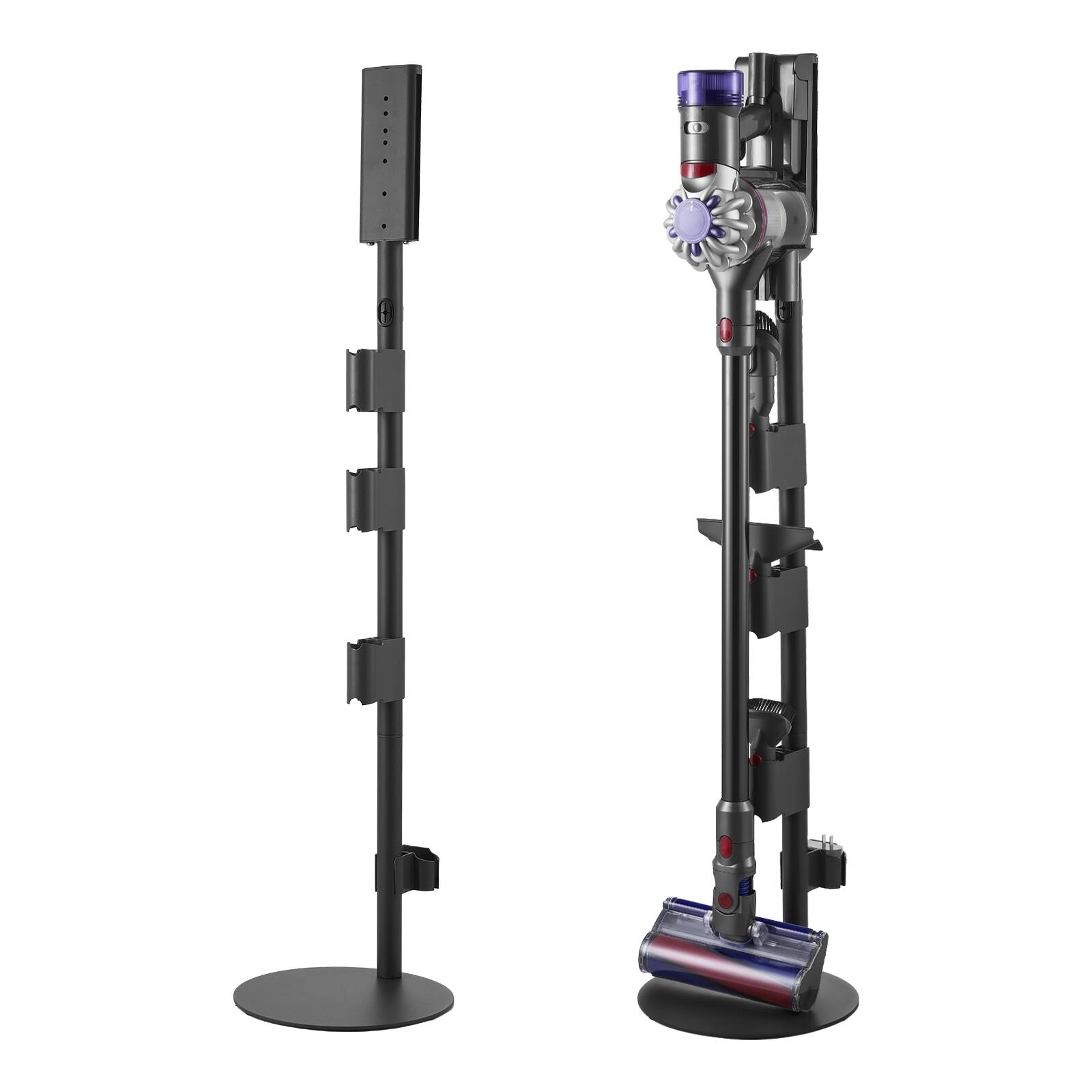 Alt View 5. VEVOR - Vacuum Stand for Dyson Multi-Models Stable Storage Bracket Holder with 4 Pads - Gray.