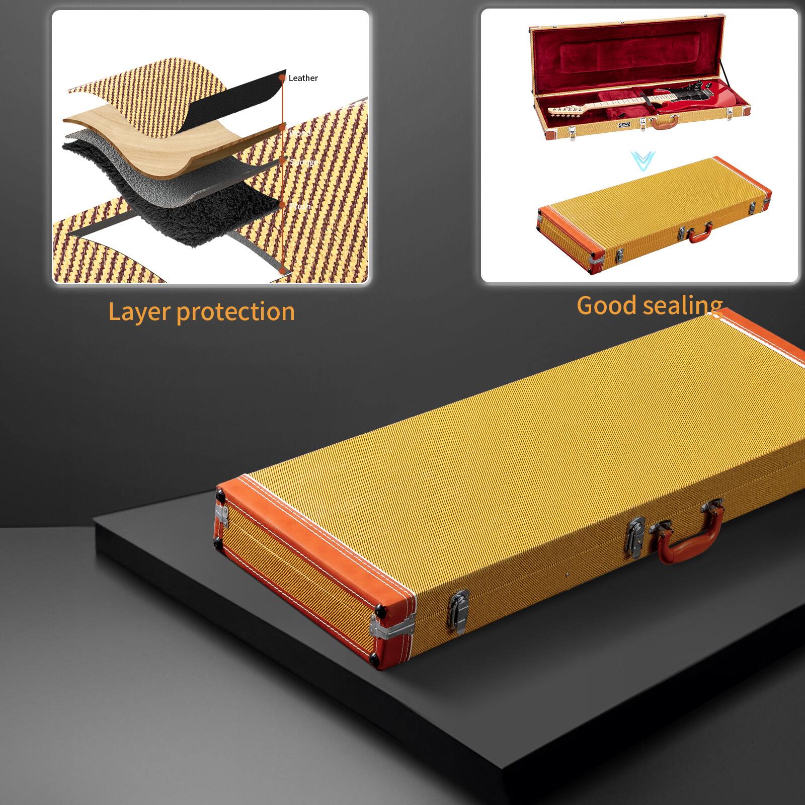 Layer protection  
Leather  

Good sealing