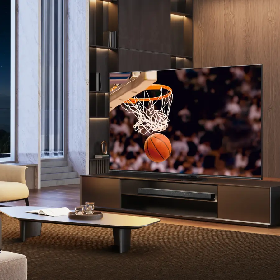 Alt View 24. Hisense - 65" Class U8 Series Mini-LED 4K UHD QLED Smart Google TV (2024) - Black.