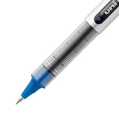 Alt View 5. Uni - Uni Vision Rollerball Pen,Fine Point, Blue Ink, Dozen (60134).