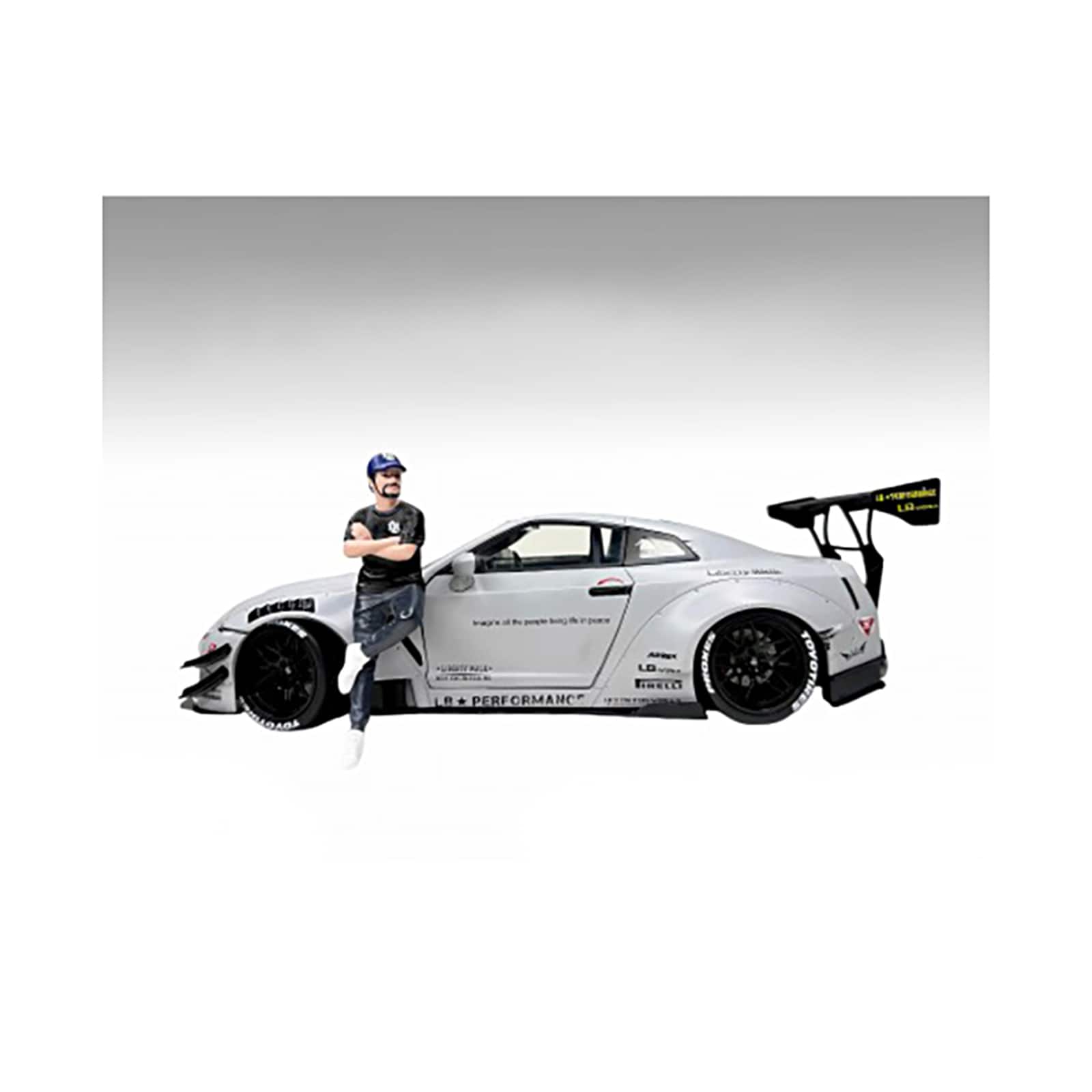 "LB Nation" Figure #1 for 1/18 Scale Models by American Diorama