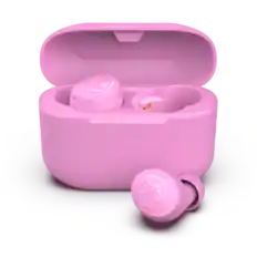 Front. JLab - GO Air POP True Wireless In-Ear Bluetooth Headphones - Pink.
