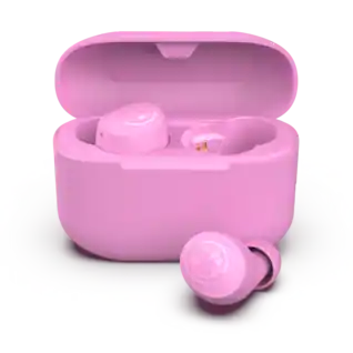 Front. JLab - GO Air POP True Wireless In-Ear Bluetooth Headphones - Pink.