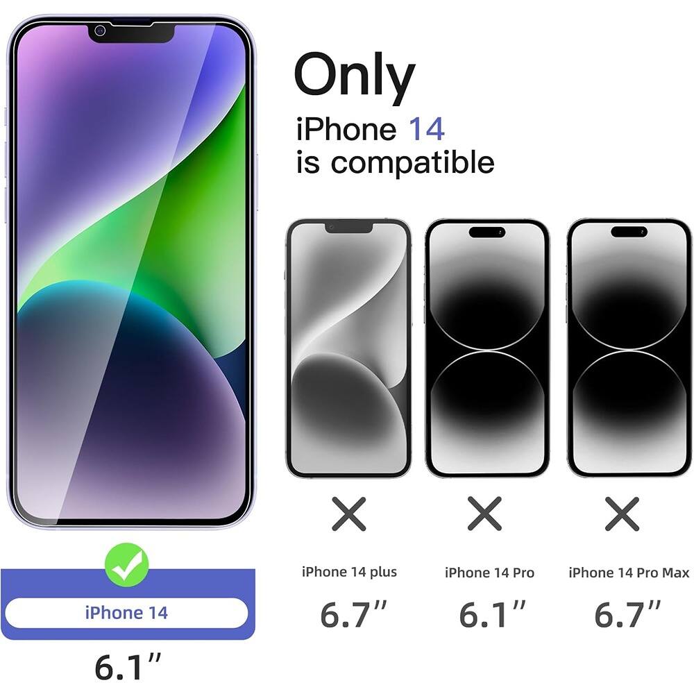 Only iPhone 14 is compatible

iPhone 14 6.1"

iPhone 14 plus 6.7"

iPhone 14 Pro 6.1"

iPhone 14 Pro Max 6.7"