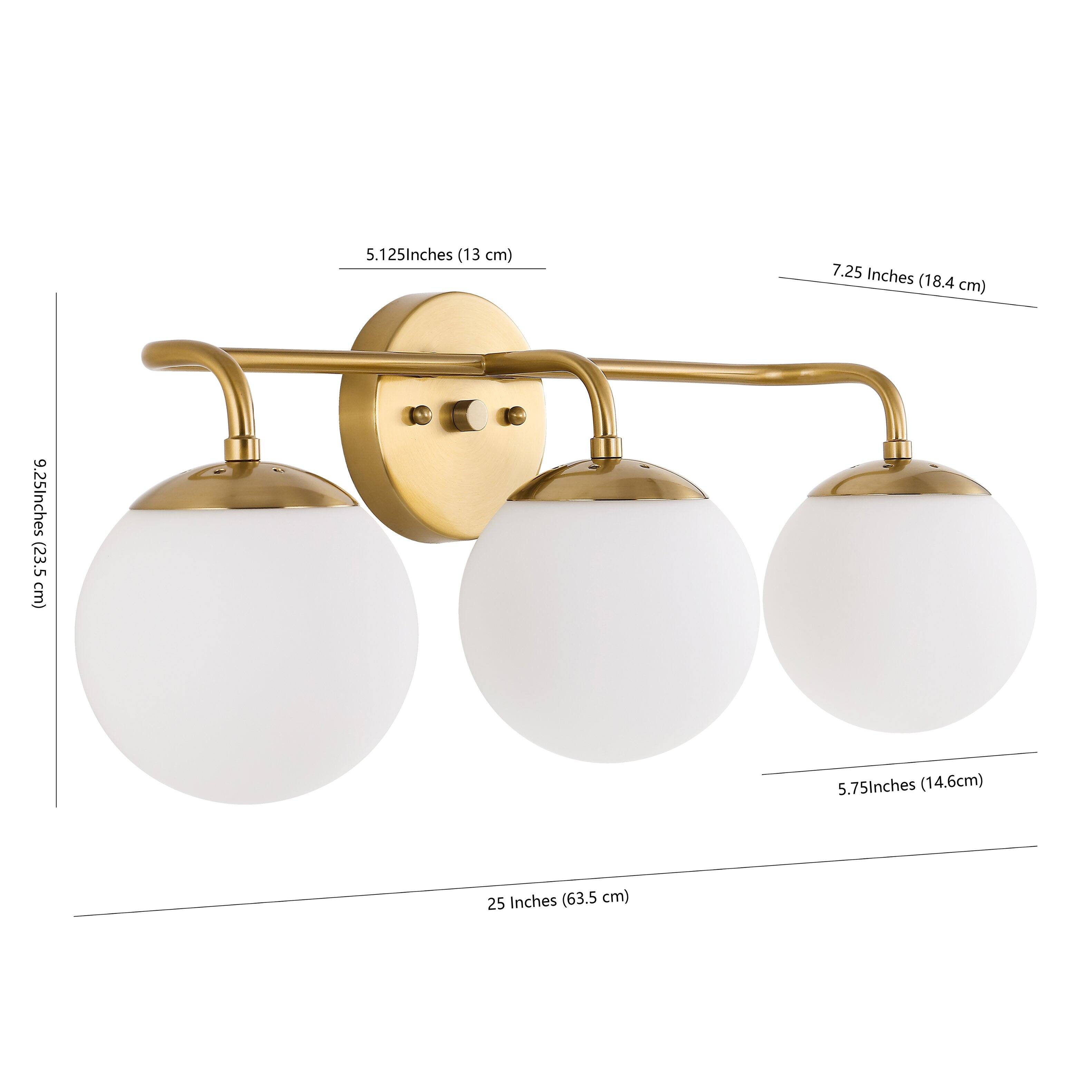 5.125 inches (13 cm)  
7.25 inches (18.4 cm)  
9.25 inches (23.5 cm)  
5.75 inches (14.6 cm)  
25 inches (63.5 cm)