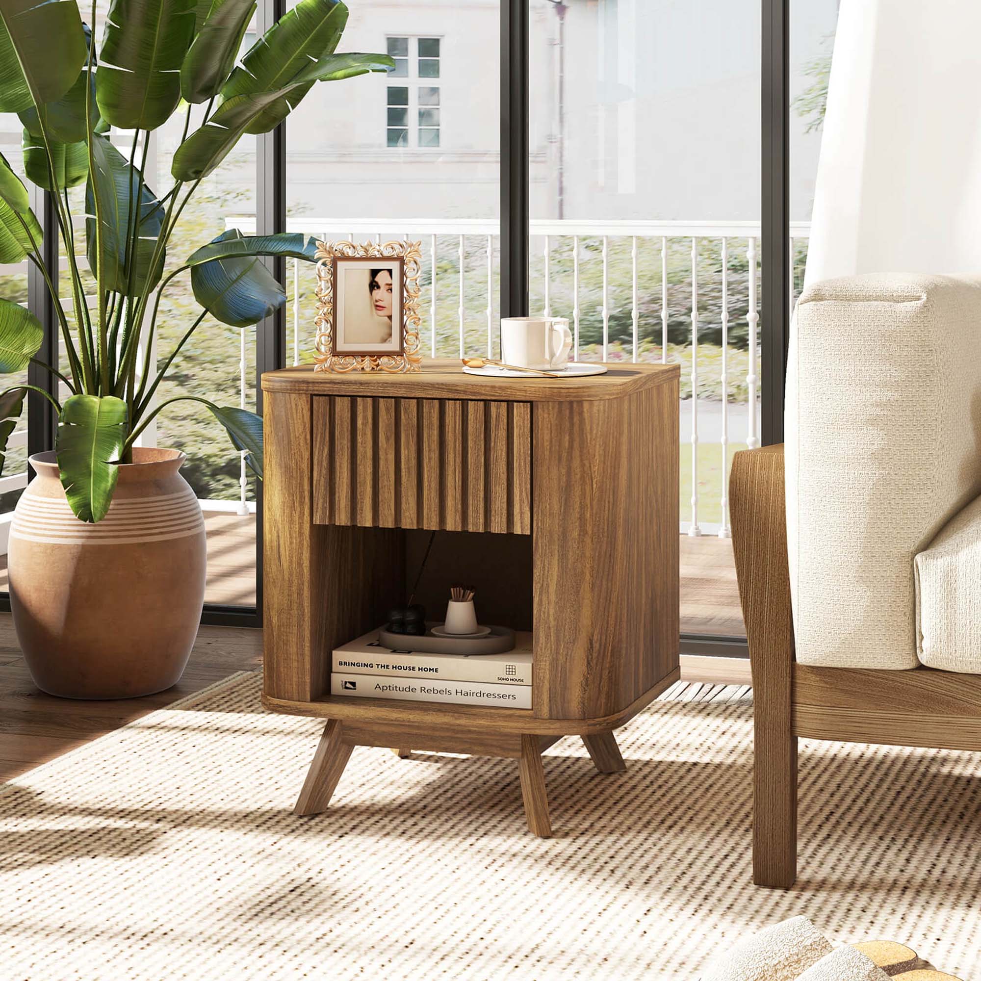 The text on the image reads "Brinsing Toee mRUsE MUME a F Aptitude Rebels Hairdressers."