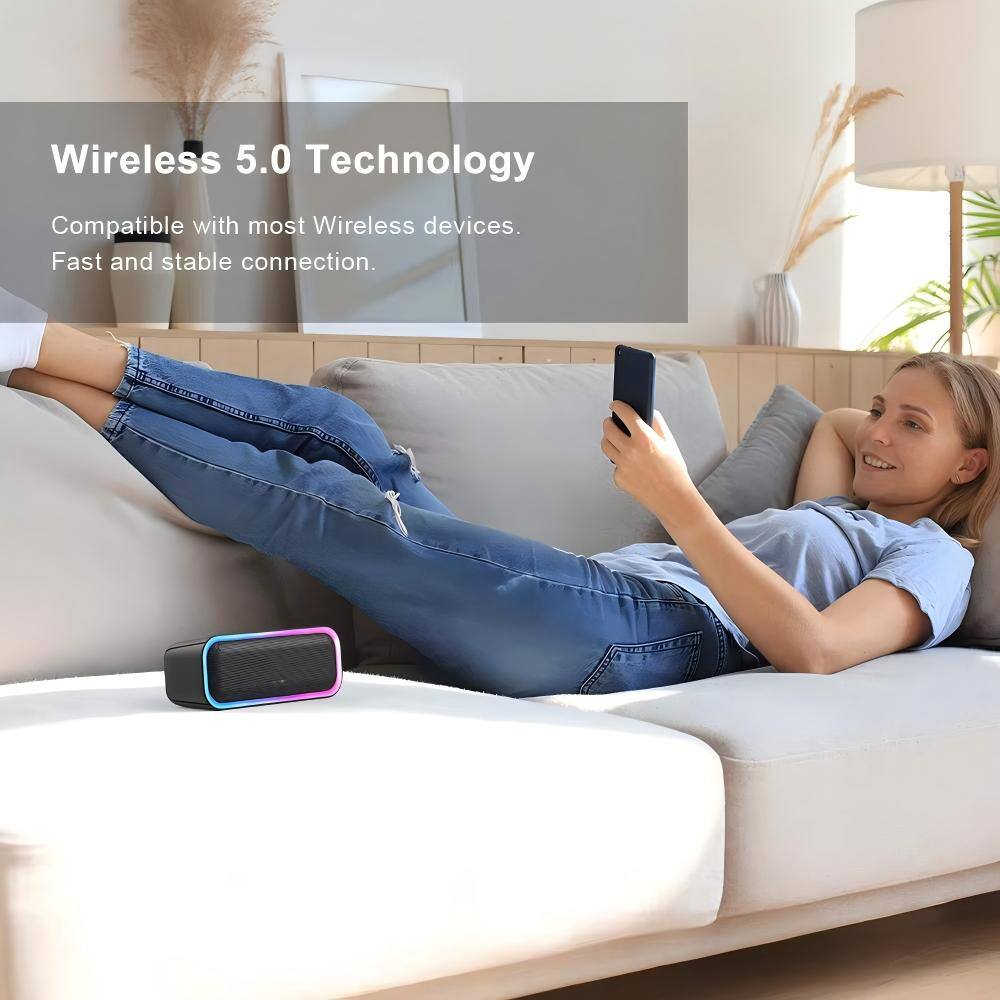 Wireless 5.0 Technology  
Compatible with most Wireless devices.  
Fast and stable connection.