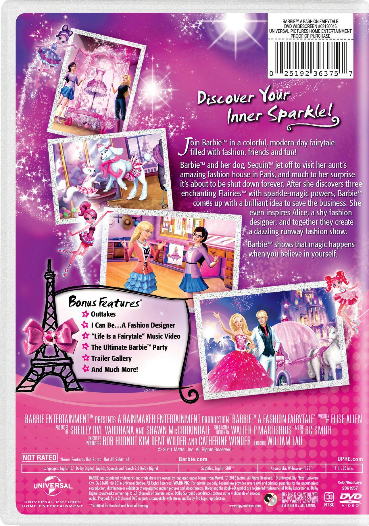 Angle. Barbie in a Fashion Fairytale [DVD].