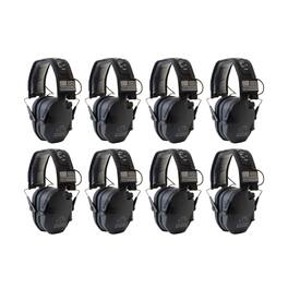 Walker’s - Walker's Razor Slim Ultra Low Profile Compact Design Earmuffs 8-Pack - Black
