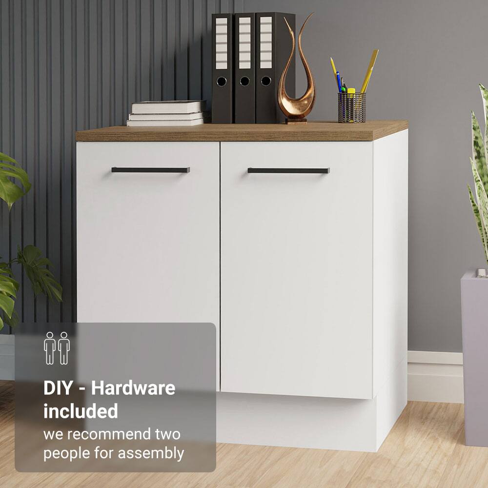 DIY - Hardware included  
we recommend two people for assembly