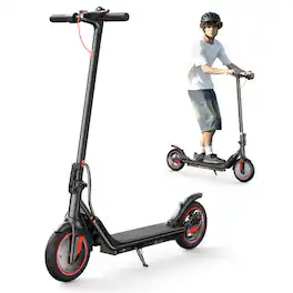 iScooter - i9M Foldable Commuting Electric Scooter for Adults(500W Motor , 20MPH Top Speed , 19Miles Range) - Black