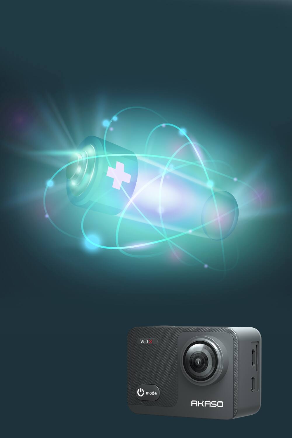 AKASO V50X 4K Waterproof Action Camera with Remote SYA0049-BK - Best Buy
