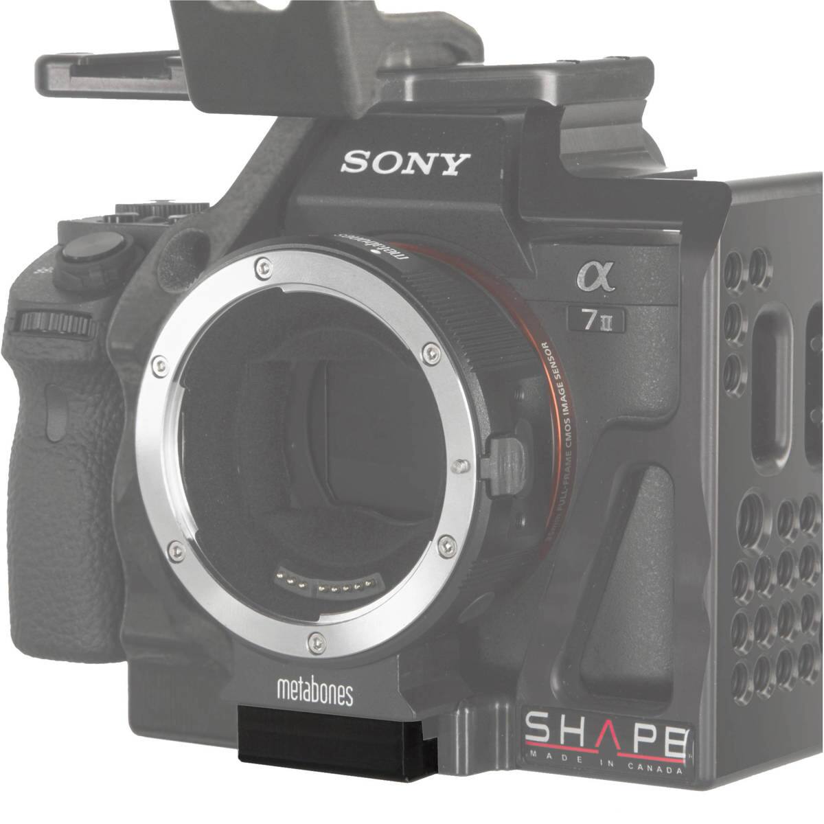 SONY α 7 II 24.3 MP EXTERNAL SENSOR IMAGE CMOS FULL-FRAME metabones SHAPE MADE IN CANADA
