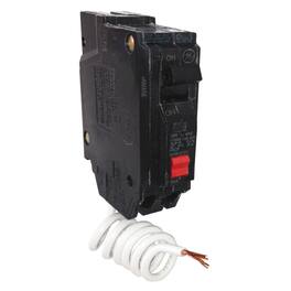 GE - 20 amps Ground Fault Single Pole Circuit Breaker w/Self Test