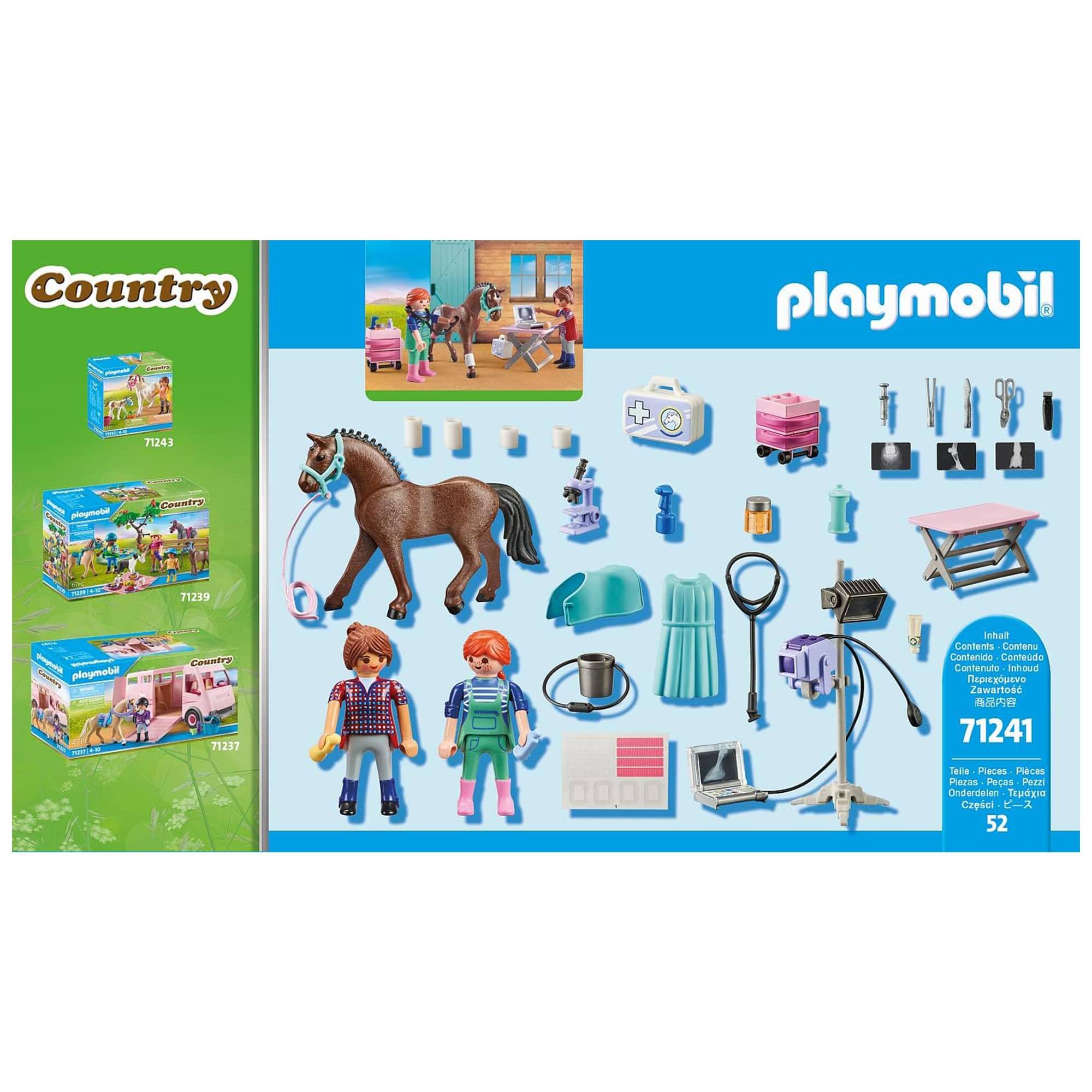 Country playmobil 71243 + Country 71239 - PN Country 71237

Contents: 
- Inhalt
- Contenu
- Contenido
- Contenuto
- Zawartość
- Contenido
- Inhalt

Pieces: 
- Teile
- Pièces
- Piezas
- Pezzi
- Onderdelen
- Części
- 52
