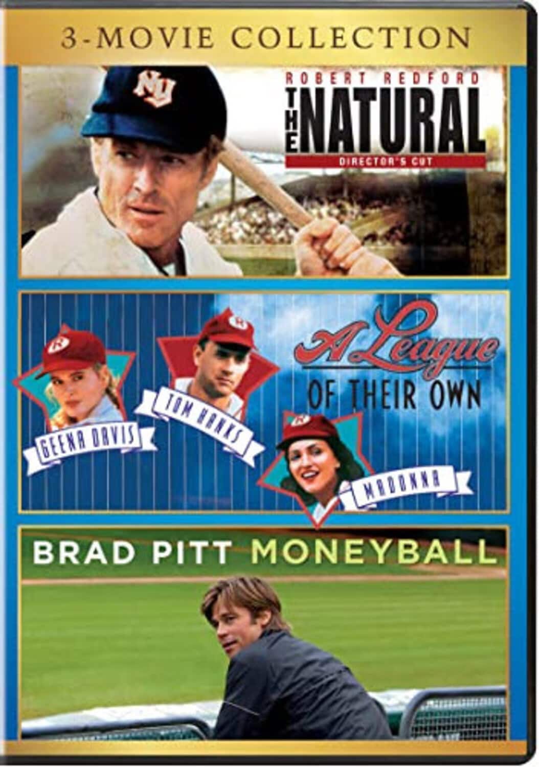 The Natural / A League of Their Own / Moneyball  - DVD