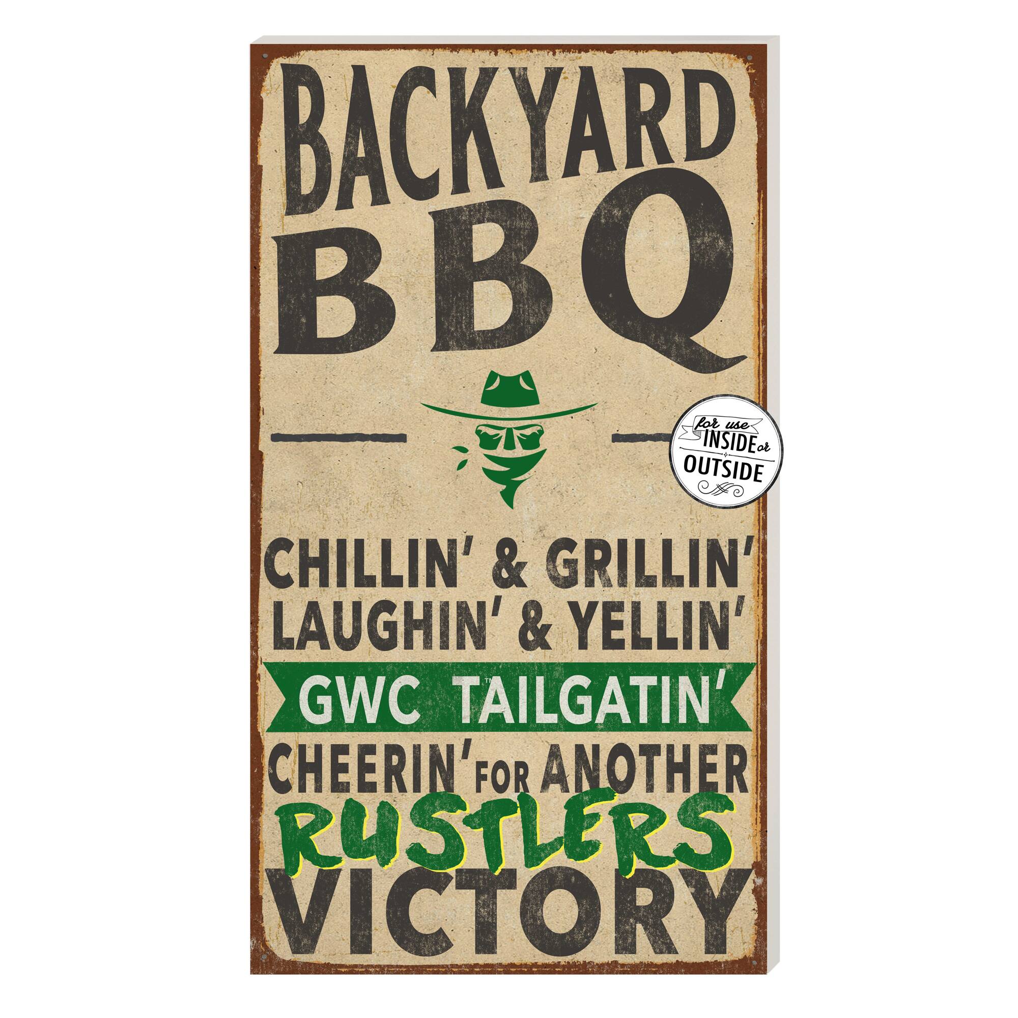 Golden West College 11'' x 20'' Indoor/Outdoor BBQ Sign