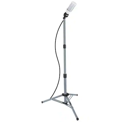 Front. PRIME - 5000-Lumen 50-Watt 360° COB LED Tripod-Mounted Portable Work Light.