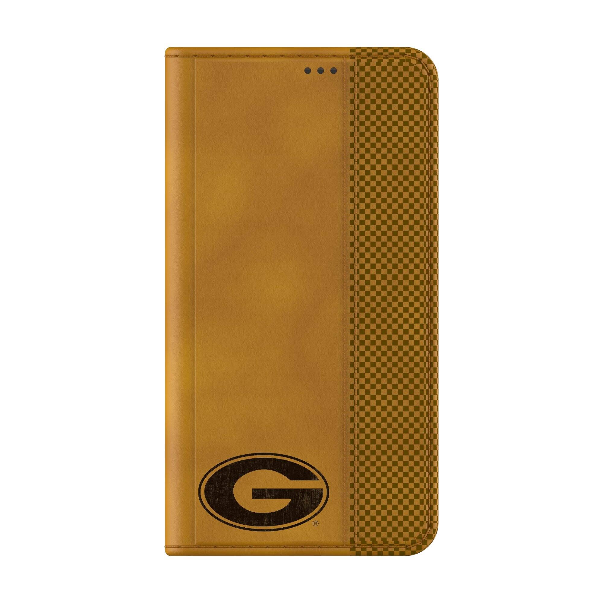 Alt View 1. Keyscaper - Georgia Bulldogs Galaxy Burn Design Folio Case - S24 - Multicolor.