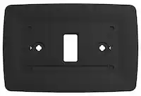 Front. Copeland - Wallplate (Black) for Sensi Touch 2 smart thermostat - Black.