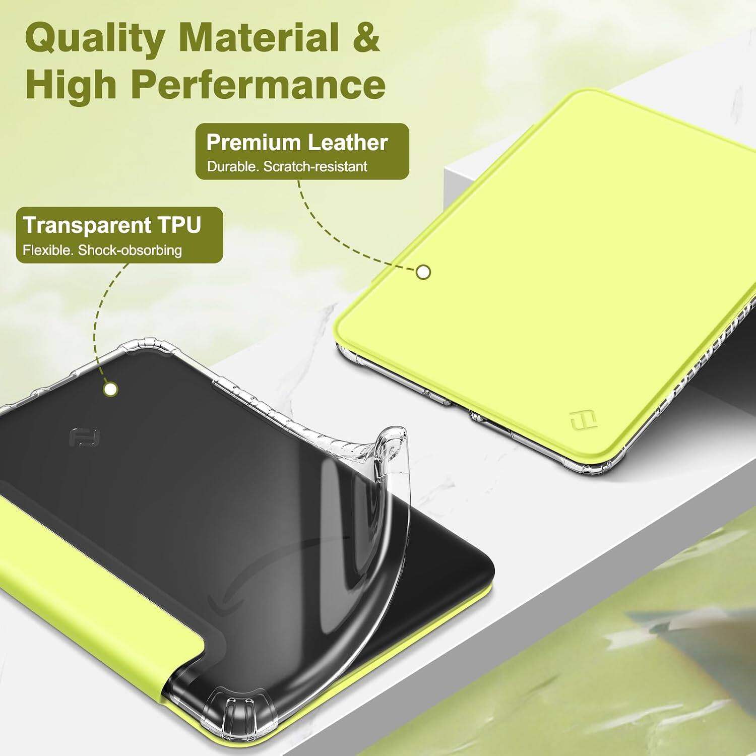 Quality Material & High Performance

Premium Leather
Durable. Scratch-resistant

Transparent TPU
Flexible. Shock-absorbing
