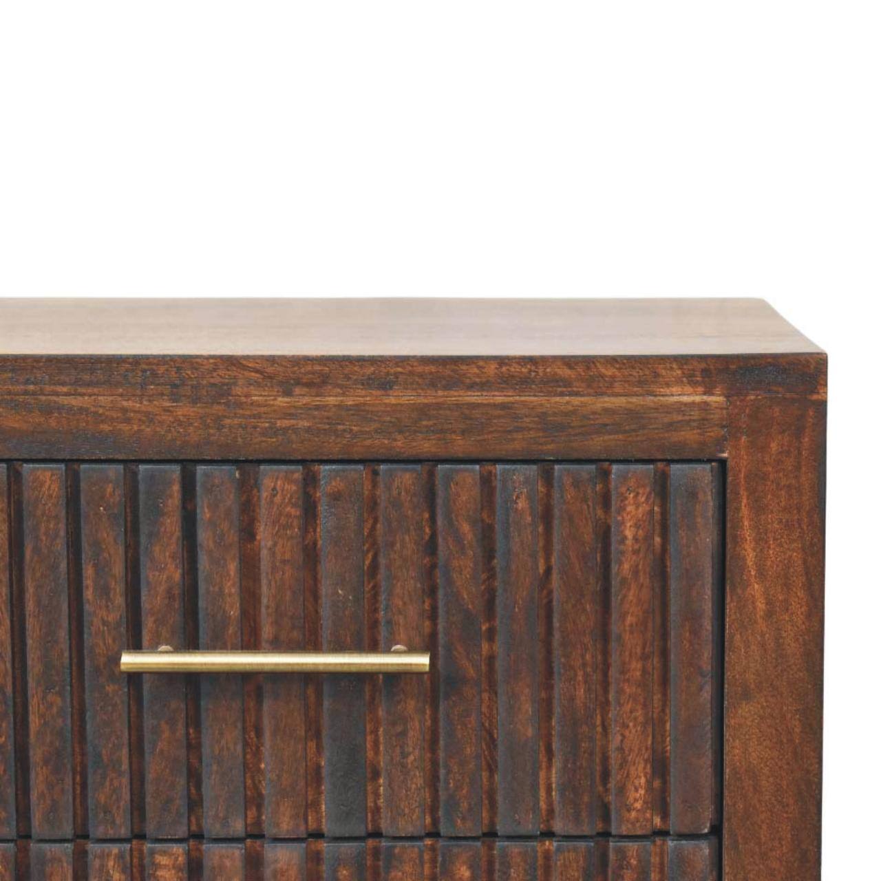Alt View 5. Artisan Furniture - Artisan Furniture Solid Wood Belmont 2 Drawer Nightstand - Brown.