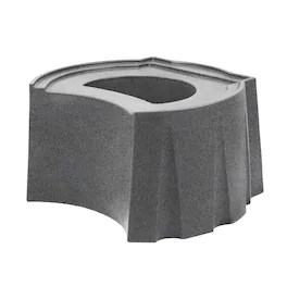 Good Ideas - Rain Wizard Rain Barrel Stand, Adds Room for Buckets, Light Granite