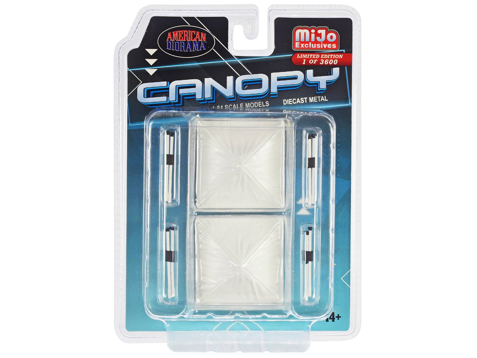 AMERICAN DIORAMA Exclusives LIMITED EDITION 1 OF 3600 CANOPY 1:64 SCALE MODELS DIECAST METAL