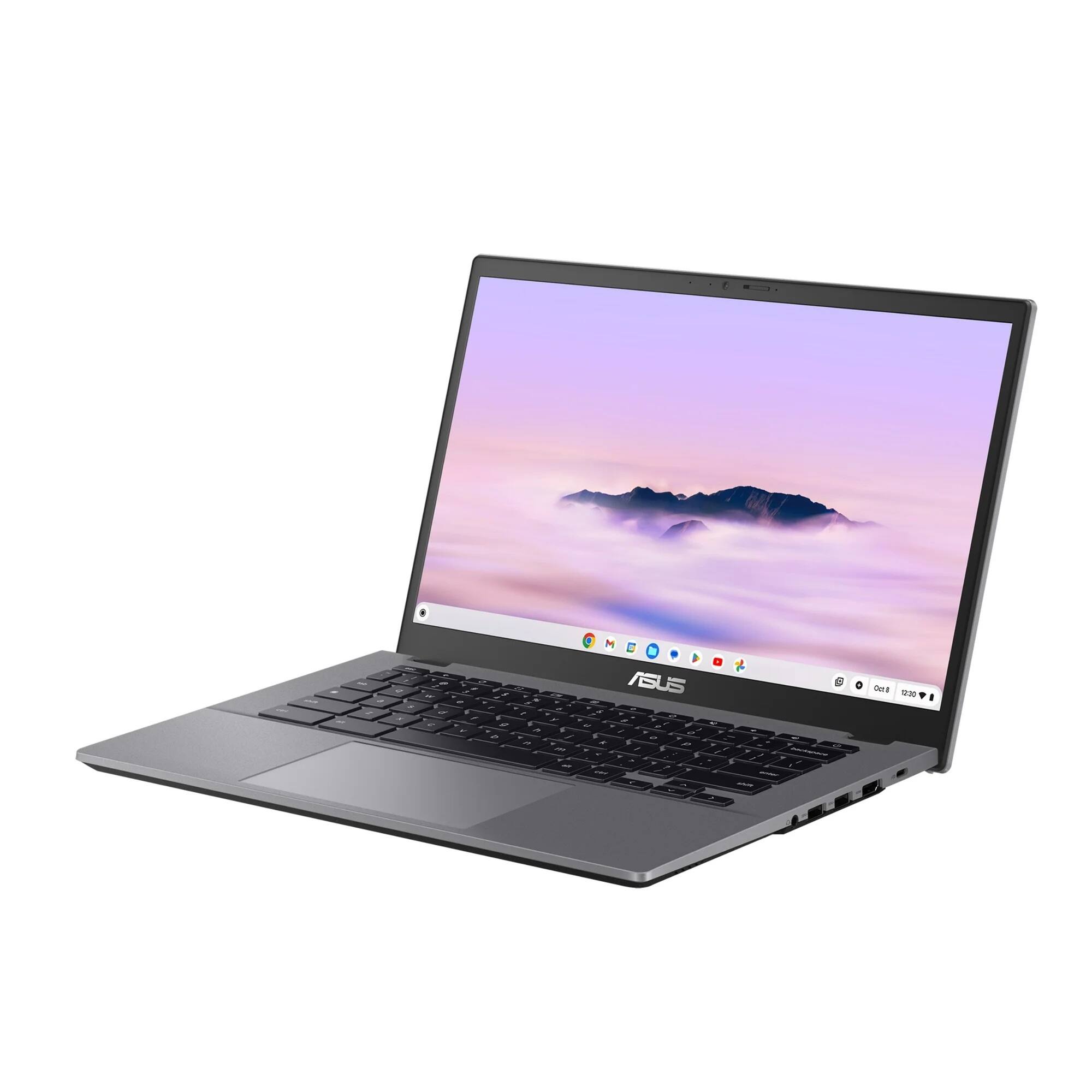 Alt View 2. ASUS - Chromebook Plus CX3402CB 14" FHD Touch Intel Core i3-1215U 1.20 GHz up to 4.40 GHz 8GB RAM 128GB UFS ChromeOS - Gray.
