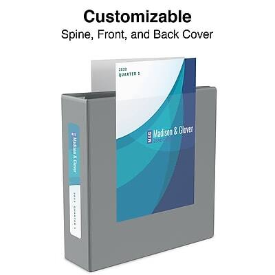 Customizable Spine, Front, and Back Cover

3022 QUARTER S

Madison & Glover

M&C Associates