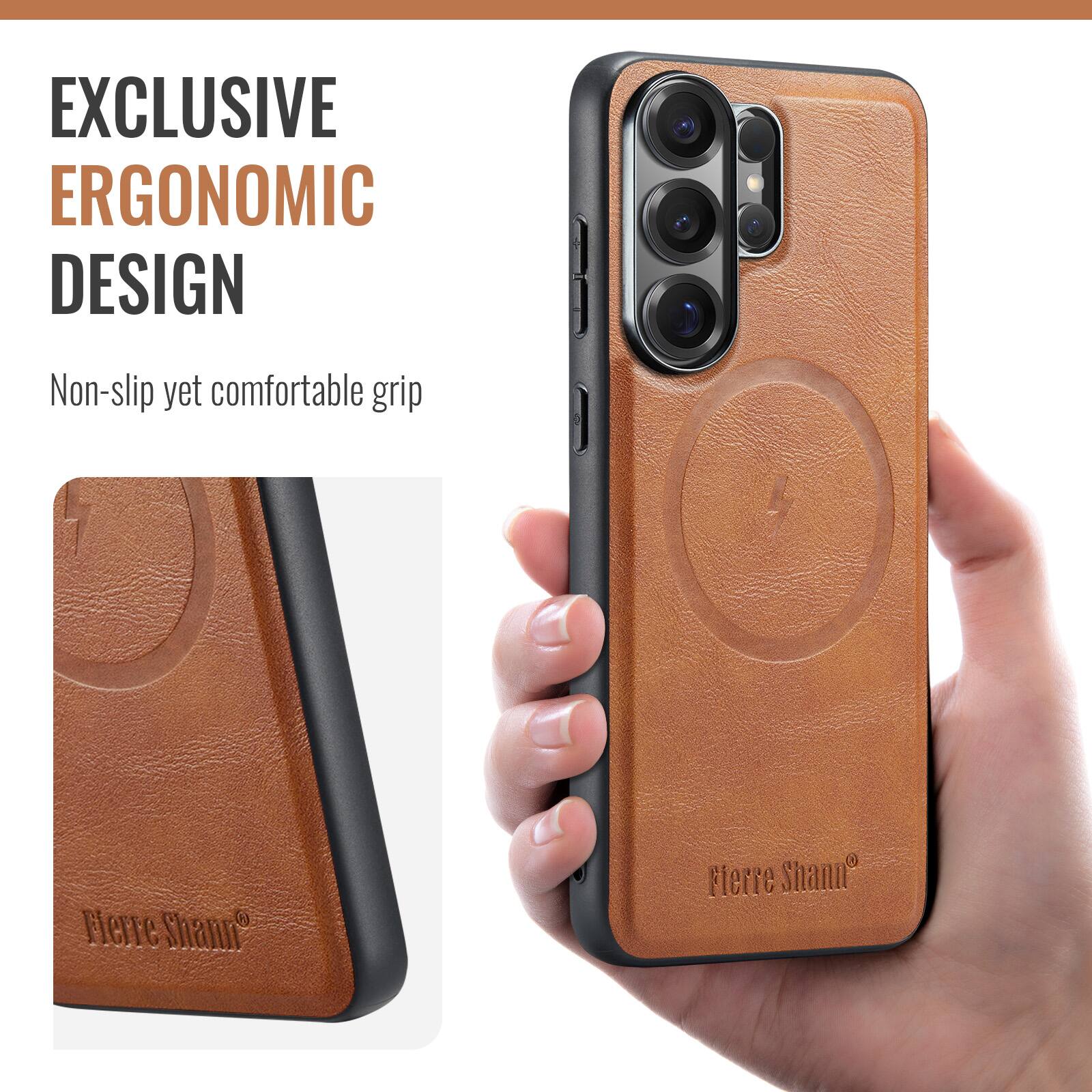 EXCLUSIVE ERGONOMIC DESIGN  
Non-slip yet comfortable grip  

Fierre Shann®