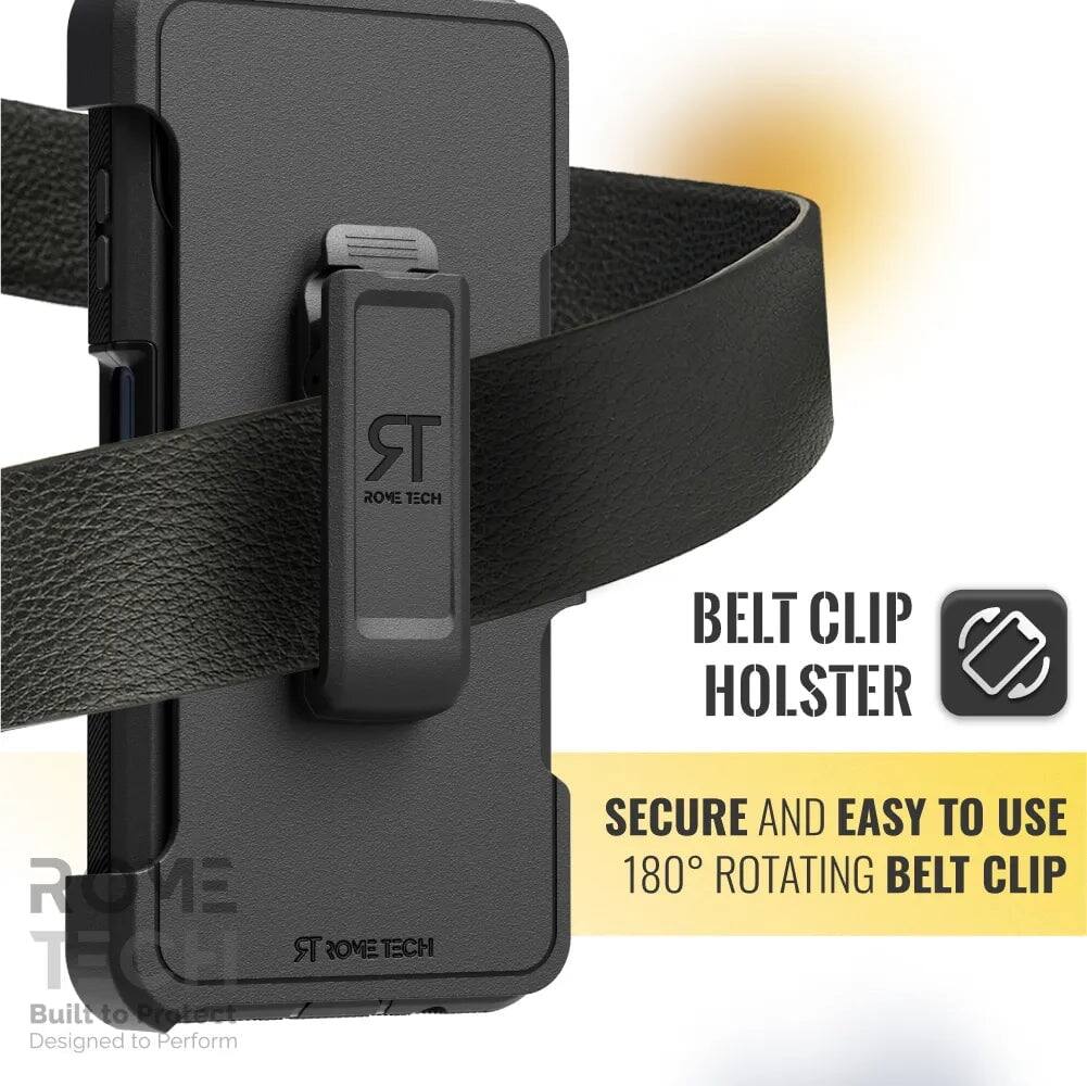 ROME TECH BELT CLIP HOLSTER

Built to Protect  
Designed to Perform

SECURE AND EASY TO USE  
180° ROTATING BELT CLIP