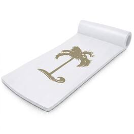 TRC Recreation - Sunsation 1.75" Thick Foam Lounger Raft Pool Float - Bronze Palm