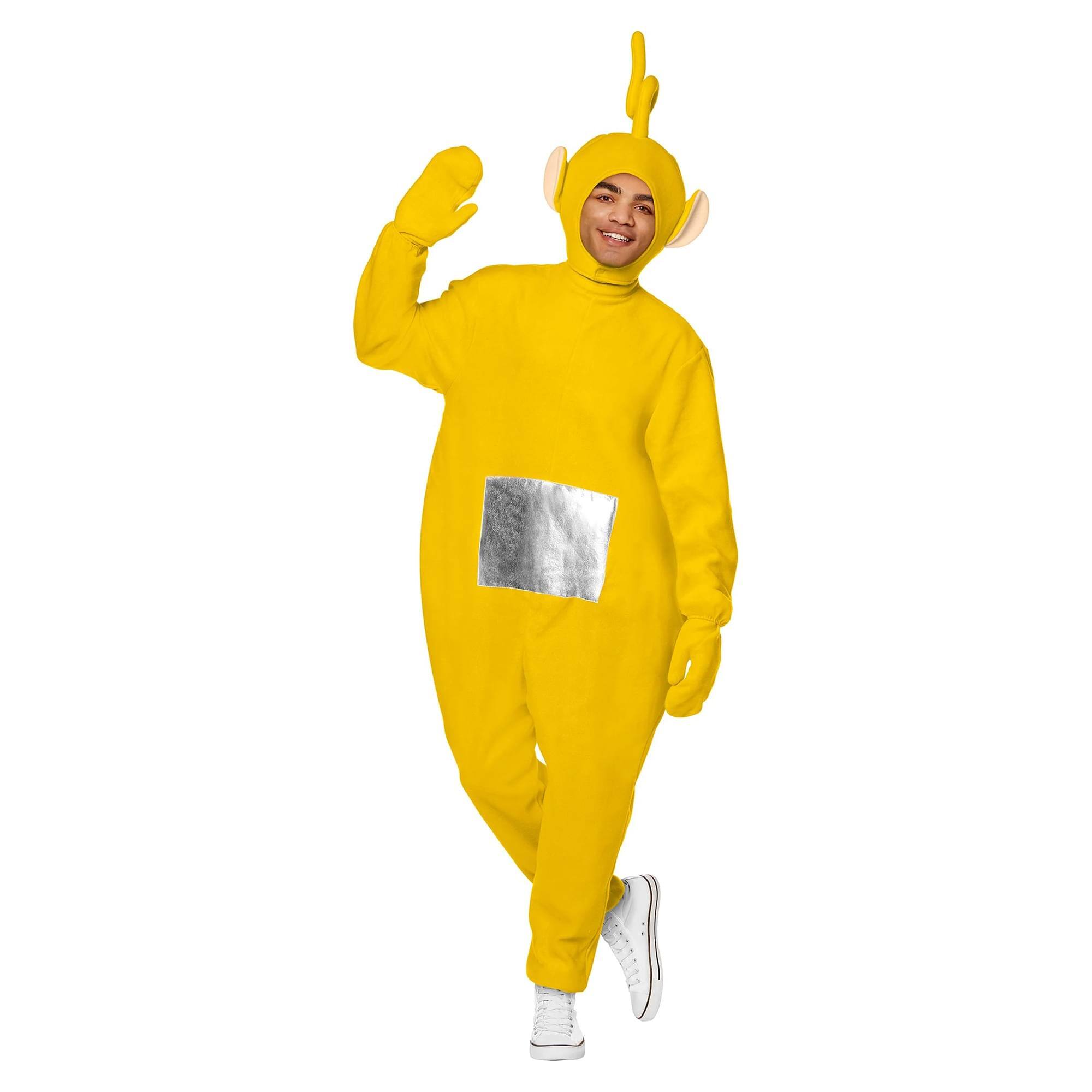 Front. InSpirit Designs - Teletubbies Laa-Laa Adult Costume | XL - Yellow.