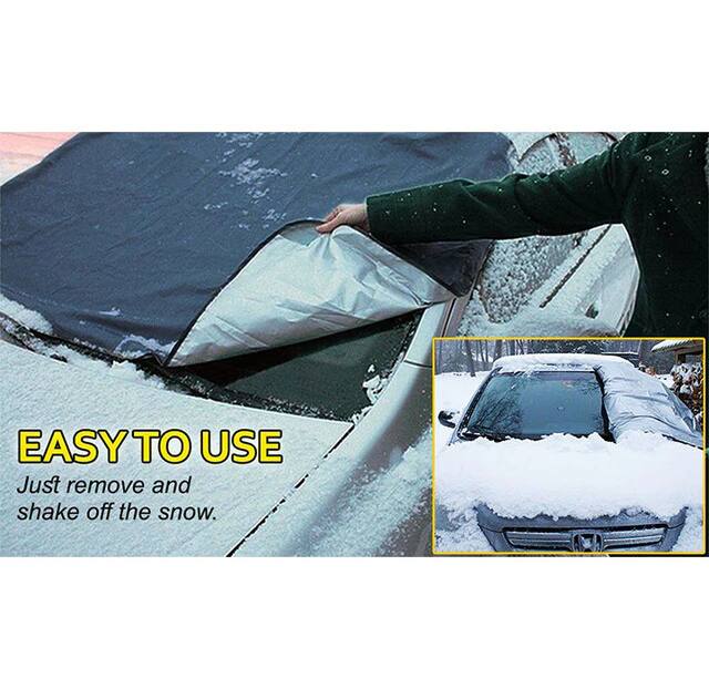 EASY TO USE  
Just remove and shake off the snow.