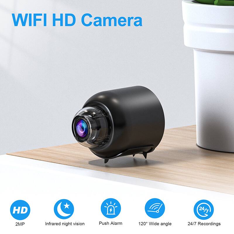 WIFI HD Camera

- 2MP
- Infrared night vision
- Push Alarm
- 120° Wide angle
- 24/7 Recordings