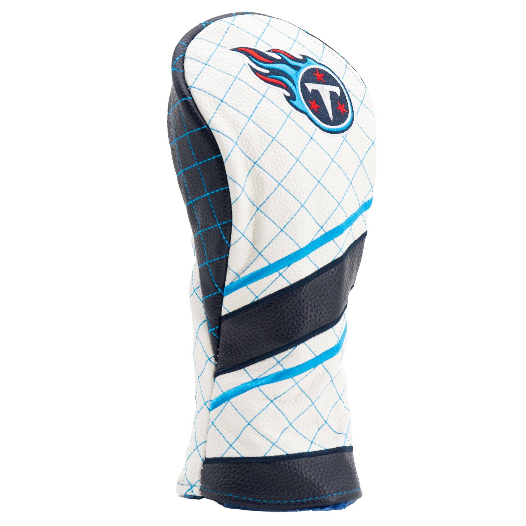 Alt View 2. Team Golf - Tennessee Titans Striped Quilted Fairway Headcover - Multicolor.