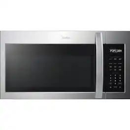 Midea - 1.9 CuFt 1000 Wattage Over-the-Range Microwave - Stainless Steel