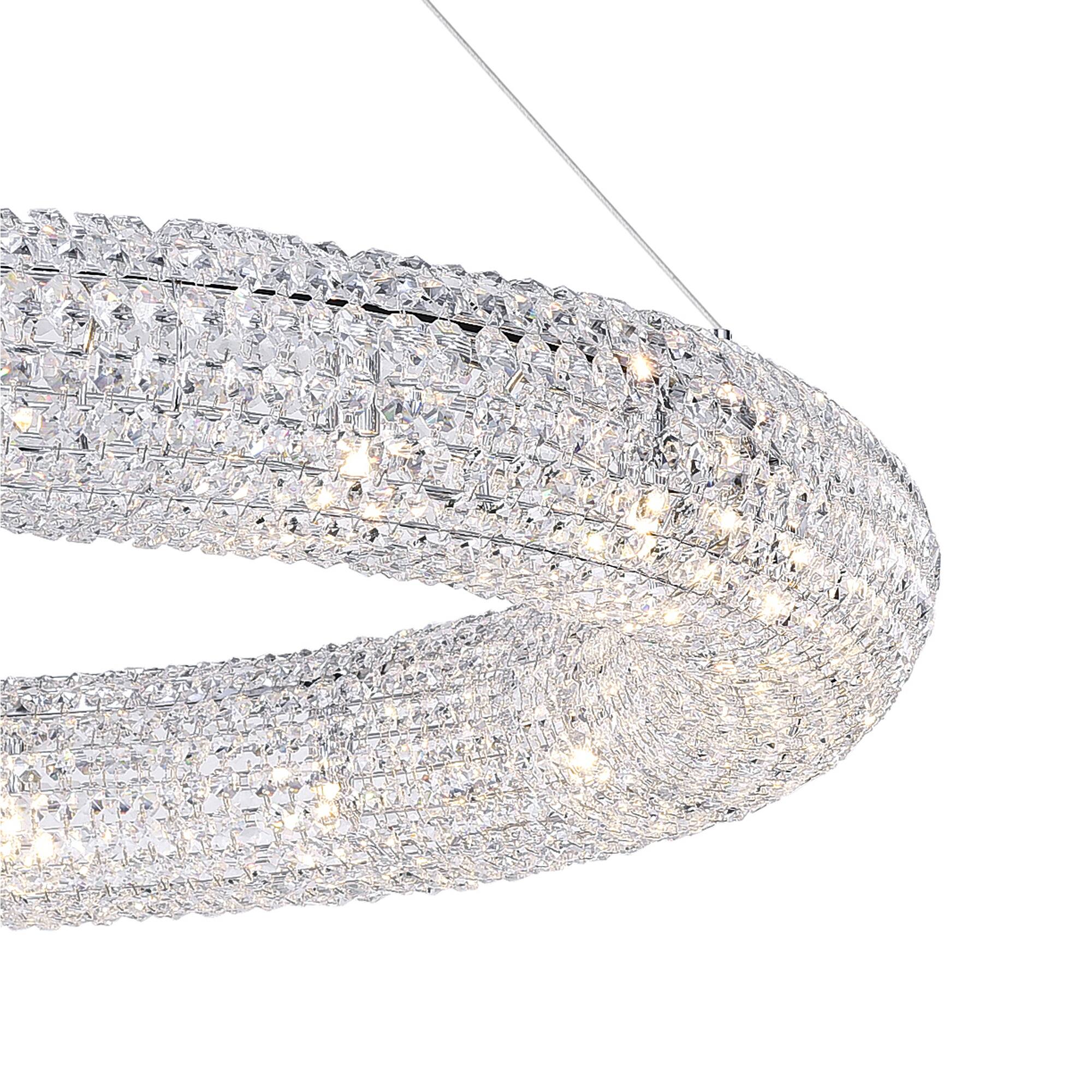 Left. CWI Lighting - Veronique 16 Light Chandelier With Chrome Finish - Chrome.