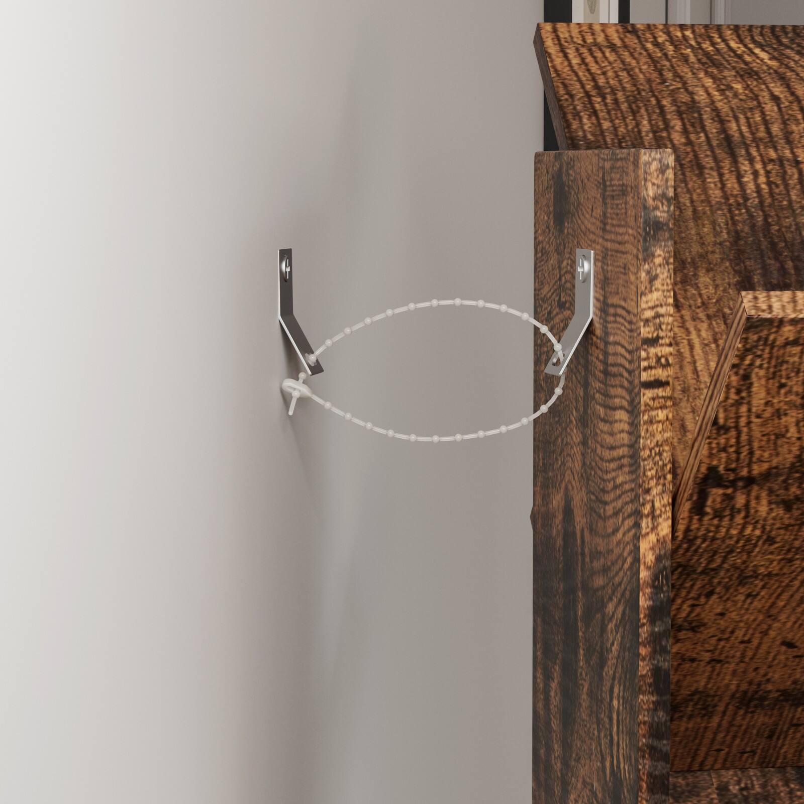 Alt View 9. Ecooso - 9 Tier Tree Bookshelf with Drawer Bookcase, Modern Book Storage, Free Standing Tree Bookcase, Utility Organizer Shelves - Natural.