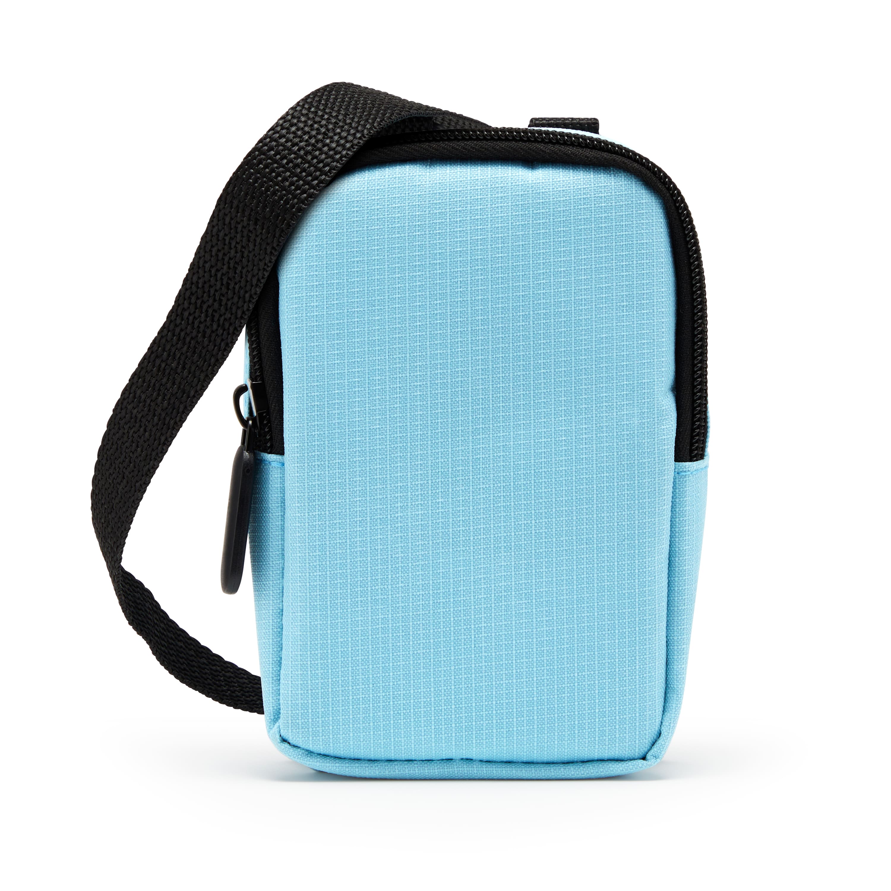 Zink - Soft Camera Case for Small Instant Print Cameras & Printers with Paper Pocket, Strap - Blue