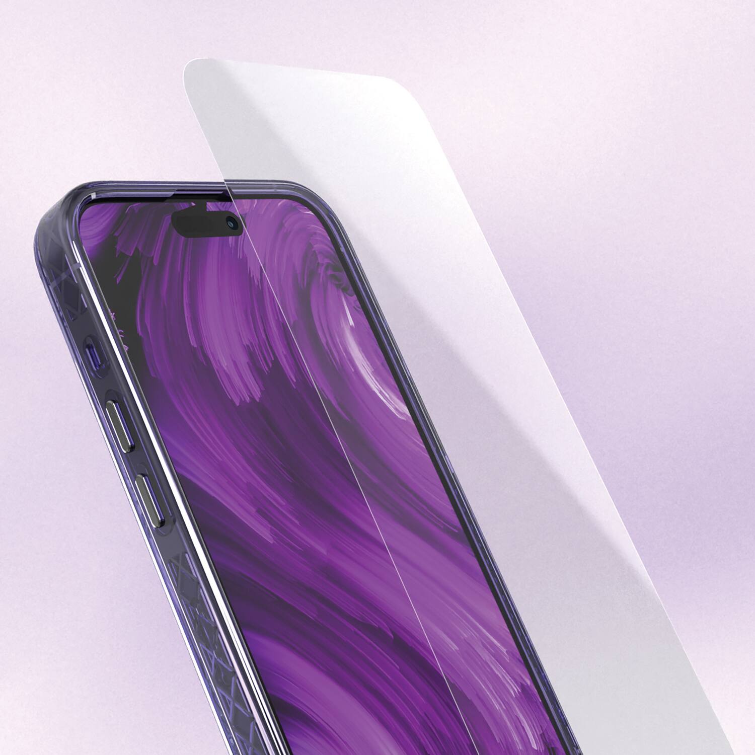 Alt View 9. Cellhelmet - Cellhelmet Temp-i15promax-67 Tempered Glass Screen Protector For Iphone (iphone 15 Pro Max) - clear.