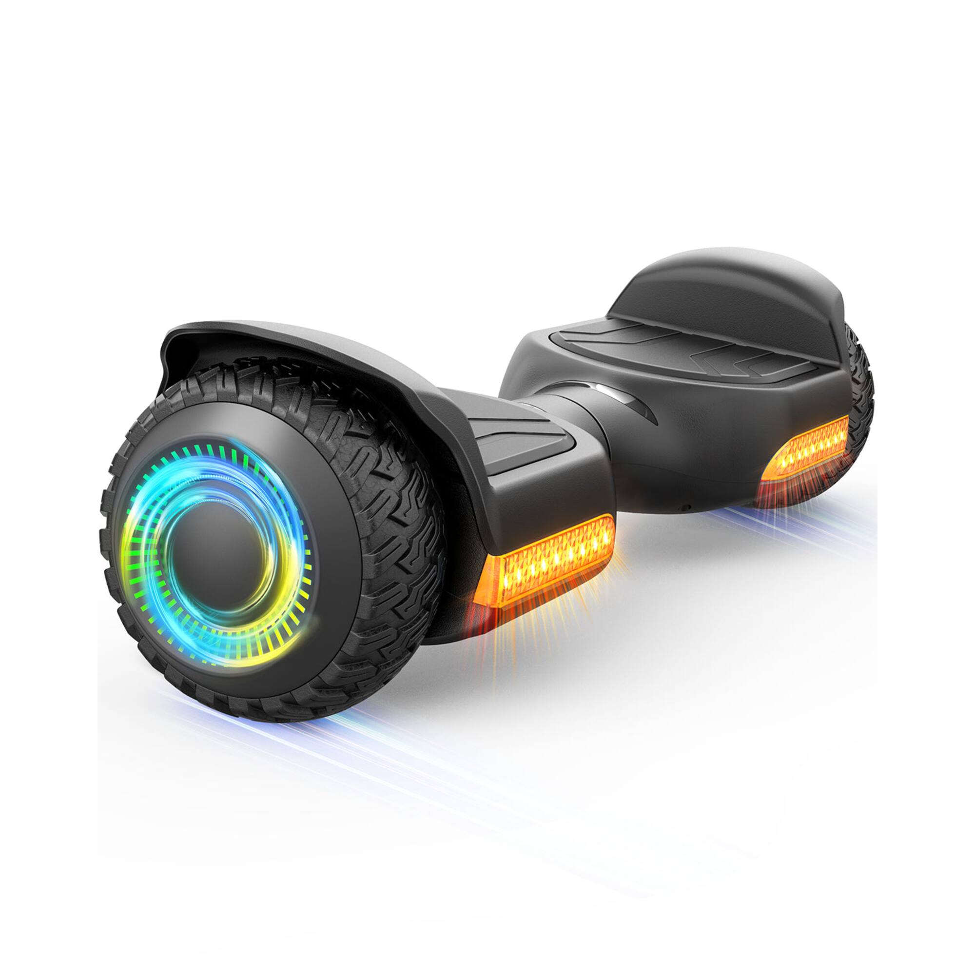 Front. GYROOR - GYROOR G13 6.5 Inch Hoverboard - Black.