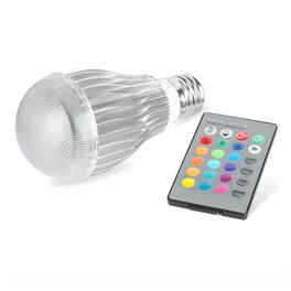 Kitcheniva - 9W LED Light Bulb With 16 Selectable Colors - White