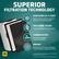 Superior Filtration Technology: Sanitizing UV-C Light, Helps Reduce Airborne Germs, Viruses, and Mold Spores. Pure Filter: Captures 99.97% of Particles. Carbon Filter: Absorbs Everyday Household Odors. Ionizer: Attracts Microscopic Allergens to Form Easily Trapped Particles.