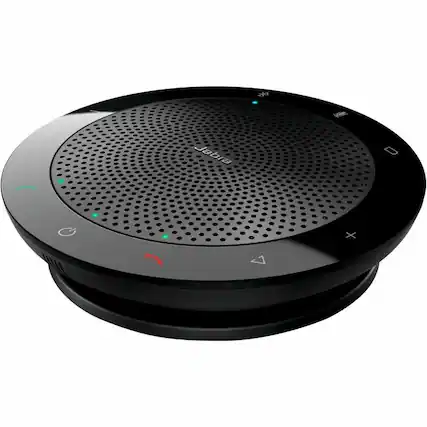 Front. Jabra - Speak 510 - Wired/Wireless Bluetooth - Microsoft Teams - Omni-directional Microphone(s) - Portable - Black.
