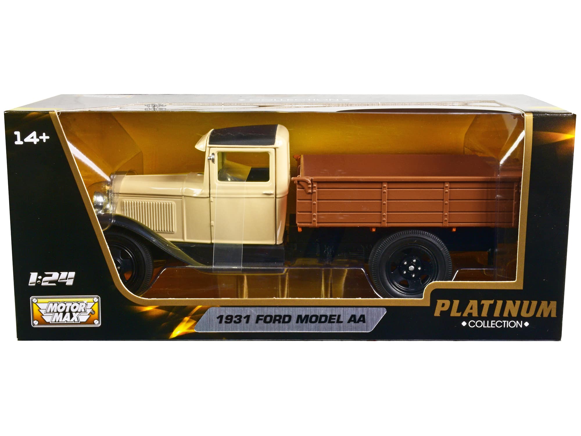 "1931 Ford Model AA Pickup Truck Cream and Black ""Platinum Collection"" Series 1/24 Diecast Model Car by Motormax" price history on PriceWatchPro