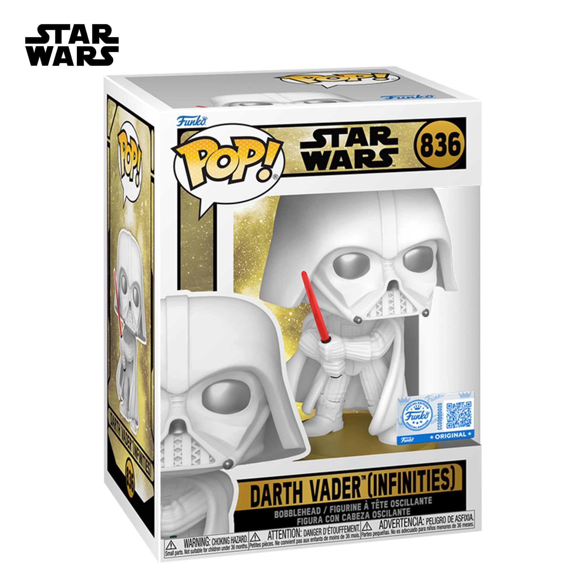 STAR WARS To Funko STAR 836 1 POP! WARS Funke To ORIGINAL O DARTH VADER" (INFINITIES) TTE OSCILLANTE BOBBLEHEAD I FIGURINE OSCILANTE FIGURA CON CABEZA OSCILANTE D'ASPIRA D'TOUFFEMENT, A ADVERTENCIA: p sl neom 9 x mess DANGER D pequerias - . adetuade HAZARO A ATTENTION: a entarts 9I nom de moi Pa A WARNING: CHOKING Pettes pices t ce pE nhd ud 30 norths N sto Snal ps