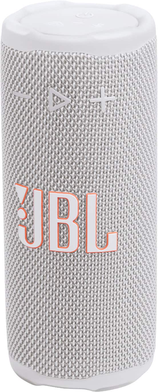 Angle. JBL - Grip Portable Wireless Speaker with Built-In Light - 2025 - White.
